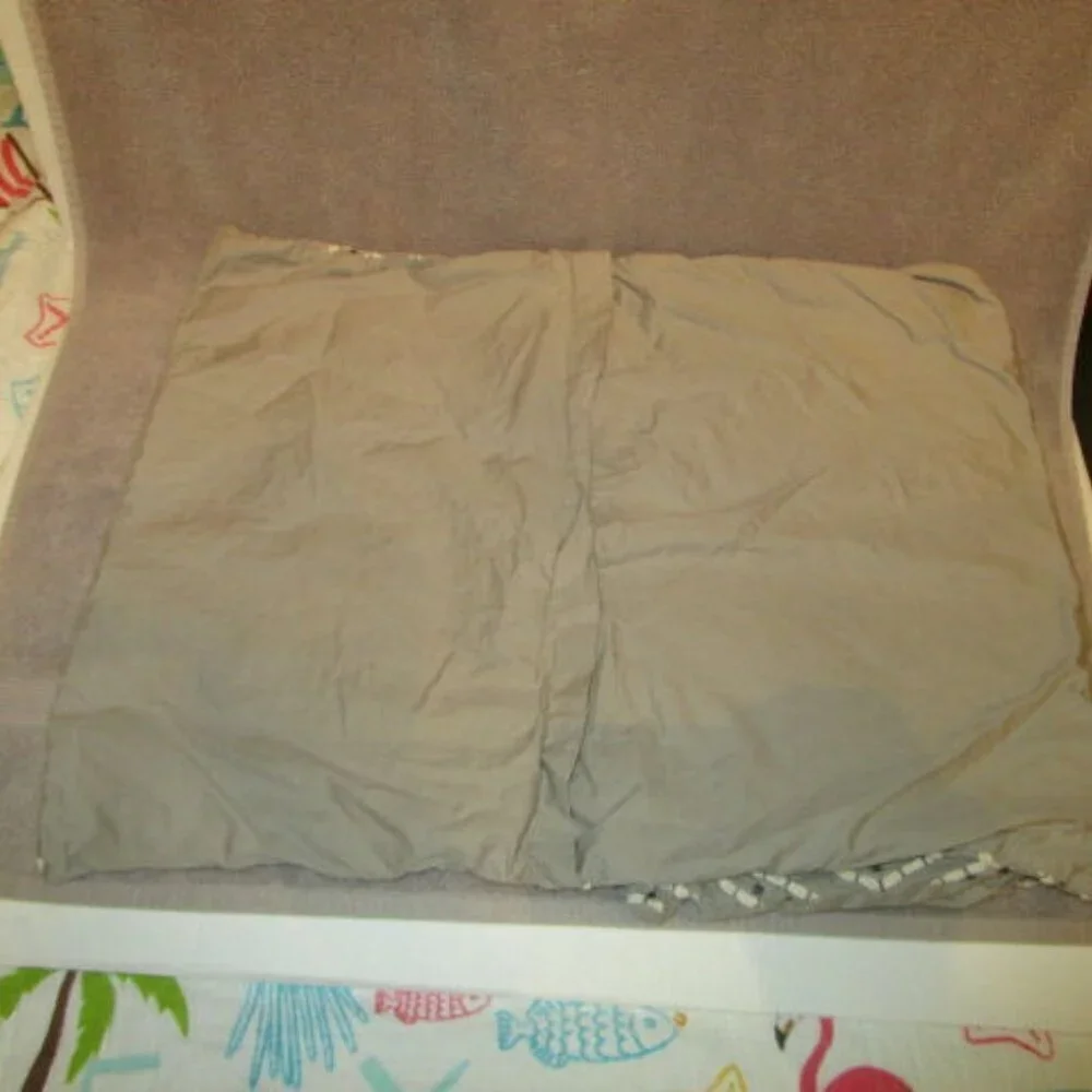 West Elm Embroidered Quilted Pillow Shams Cotton Textured Chevron Standard 2 Pc